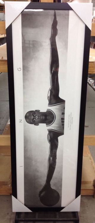 Framed Michael Jordan Wings Poster Huge Life Size Digital Print