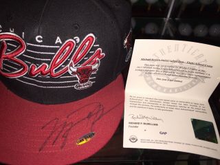 Michael Jordan Chicago Bulls Hat Signed Autographed Authentic Uda Certified Rare