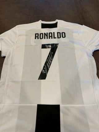 Cristiano Ronaldo Signed Juventus Jersey W/ Beckett Witnessed