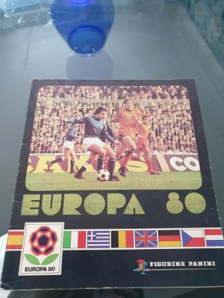 Panini Europa 80 (1980) European Sticker Album 100 Complete