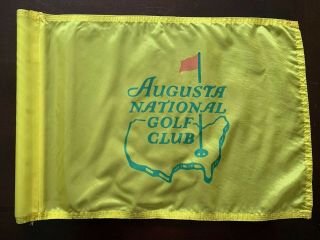 Course Flown Angc Augusta National Golf Club Pin Flag Masters Tournament Pga