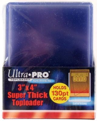 250 Ultra Pro 130pt 3x4 Thick Toploaders Toploader Top Loaders Jersey