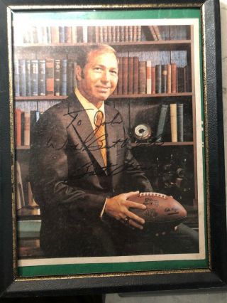 Bart Starr Hand Signed 8x10 Photo Autographed