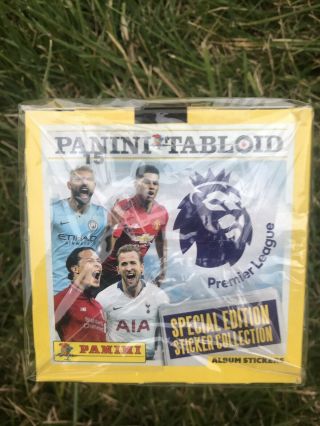 10 X Panini Tabloid Premier League Special Edition 2019 Sticker Boxes.  RRP £350 5
