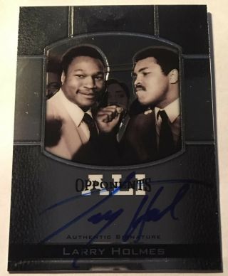 Larry Holmes 2011 Leaf " Ali Opponents " Autographed Card Oaum - O2