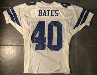 Dallas Cowboys Bill Bates Vintage 1992 Game Worn Russell Jersey