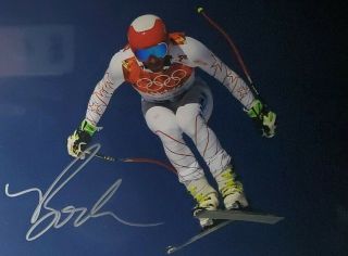 Bode Miller Hand Signed 8x10 Photo W/holo
