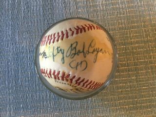 Cy Young PSA Authenticated Signed Baseball also Connie Mack & Lefty Logan 6
