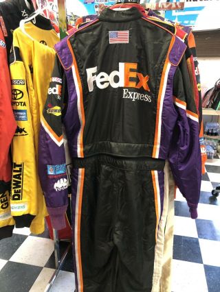 Denny Hamlin Rookie JGR Simpson Race Drivers Firesuit Test 4