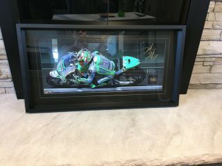Autographed Nicky Hayden Framed Ducati Link Ac And