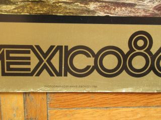 1986 MEXICO XIII SOCCER WORLD CUP FOOTBALL FUTBOL MEXICAN POSTER 2 6