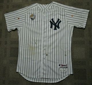 York Yankees Brian Mccann Game Home Run Jersey Photo Matched W/sp Patch