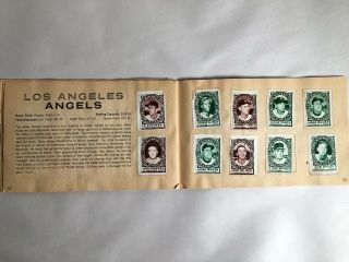 1961 Topps Baseball Stamp Album Filled w/ 181 Stamps Yogi Berra Yastrzemski Full 3