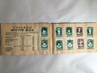 1961 Topps Baseball Stamp Album Filled w/ 181 Stamps Yogi Berra Yastrzemski Full 4