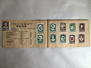 1961 Topps Baseball Stamp Album Filled w/ 181 Stamps Yogi Berra Yastrzemski Full 8