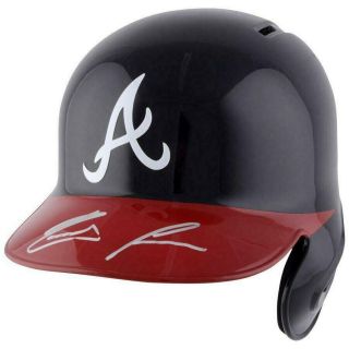 Ronald Acuna Jr.  Autographed Atlanta Braves Batting Helmet Fanatics