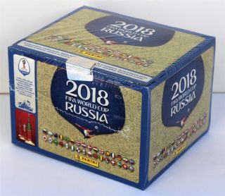 Panini World Cup 2018 Russia - Box With 100 Packs Version 682 Stickers -