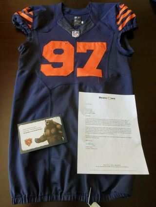 Chicago Bears Willie Young Game Worn Throwback 1940s Jersey Vs Vikings 10/31/16