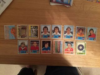 Panini Europa 80 Stickers x14 Different Sweden Badge 3
