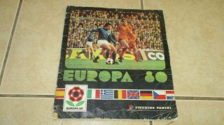 Europa 80 Panini Sticker Album Complete Rare