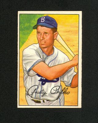 1952 Bowman Andy Pafko 204 - Brooklyn Dodgers - Nm
