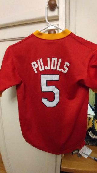 Pre - Owned Mlb St.  Louis Cardinals Albert Pujols 5 Majestic Jersey Youth Size S