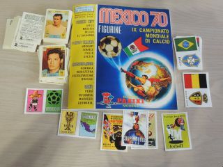 PANINI MEXICO 70 ALBUM,  COMPLETE SET OF STCKERS AND CARDS,  ANASTATIC VERSION 3
