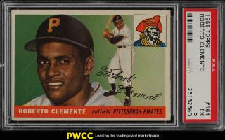 1955 Topps Roberto Clemente Rookie Rc 164 Psa 5 Ex (pwcc)