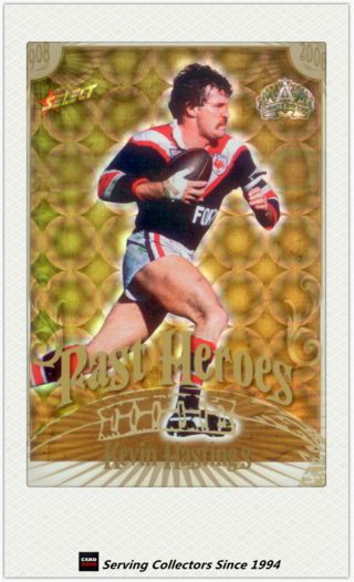 2008 Select Nrl Centenary Of Rugby League Past Heroes Ph28 K.  Hastings (rooster)