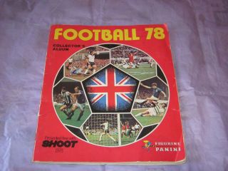 Rare Shoot Football 78 Collectors Album Complete Sticker Book