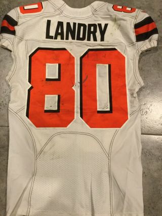 Jarvis Landry Game Worn Cleveland Browns Jersey Phot Matched