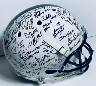 2017 Penn State Team Signed Autograph Fs Helmet Football 90,  Nittany Lions