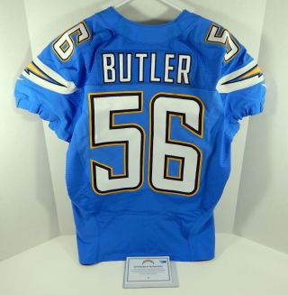 2013 San Diego Chargers Donald Butler 56 Game Issued Powder Blue Jersey Sdc0162