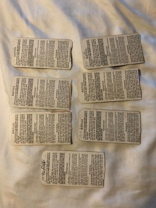 Complete set of all 7 World Series 1960 tickets Pirates Yankees Clemente Mantle 2