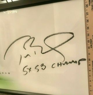 1 days@$1150 Tom Brady Signed 5X SB Champ 46x20 Framed LithoTRISTAR/UDA LE 17/51 8