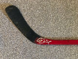 Sarich 21 NHL Game Stick Signed 2