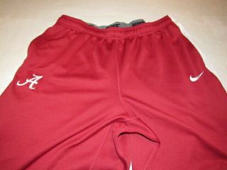 Nike Dri Fit Alabama Crimson Tide 3xl Football Team Workout Pants Player Issued