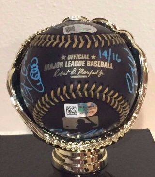 Rare Chicago Cubs 2016 World Series Champions Autographed Baseball 1/16