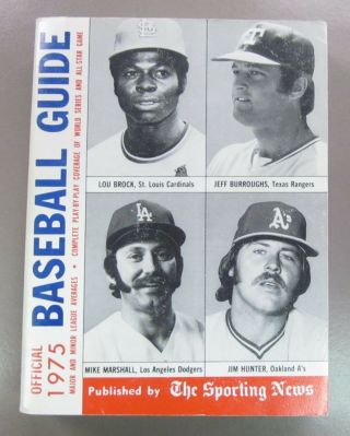 1975 The Sporting News Baseball Guide