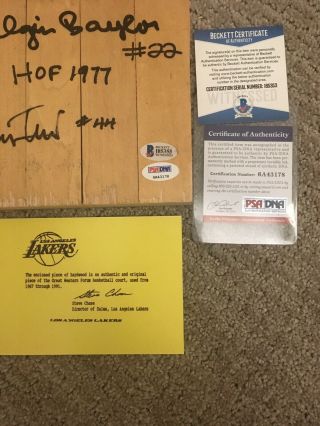 Lakers Pack Game Floor Court Auto Magic Shaq Baylor Jerry West Mikan 4