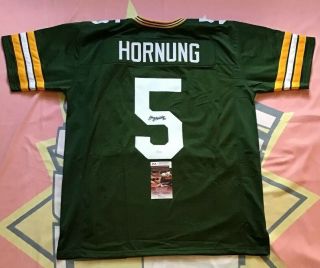 Paul Hornung Autographed Signed Jersey Green Bay Packers Jsa