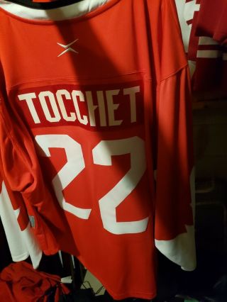 Rick Tocchet 1987 Team Canada Tron Throwback Hockey Jersey