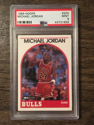 1989 Hoops Michael Jordan Psa 9 200 Chicago Bulls