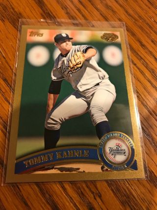 2011 Topps Pro Debut Gold Rookie Tommy Kahnle 38/50 York Yankees