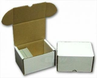 (25x) Bcw 300 Ct Count Corrugated Cardboard Storage Box - Sport Trading Card Boxes
