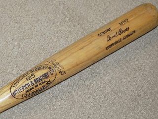 Darrel Chaney H&b Game Bat Cincinnati Reds Atlanta Braves