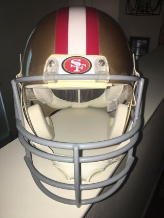 Alex Boone 2009 Game Helmet San Francisco 49ers SF Ohio State Buckeyes NFL 3