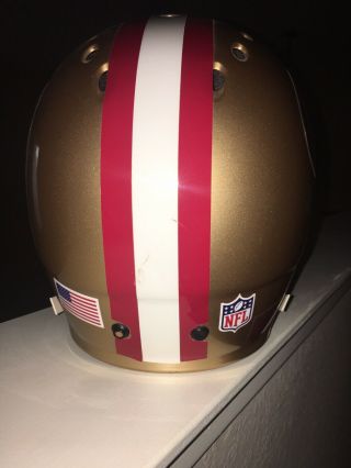 Alex Boone 2009 Game Helmet San Francisco 49ers SF Ohio State Buckeyes NFL 4