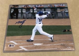 Alex Verdugo Signed 8x10 Photo - Beckett Witnessed - La Dodgers