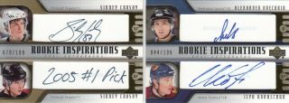 05/06 Ud Rookie Update Dual Sidney Crosby Auto Autograph Rc Ssp /199